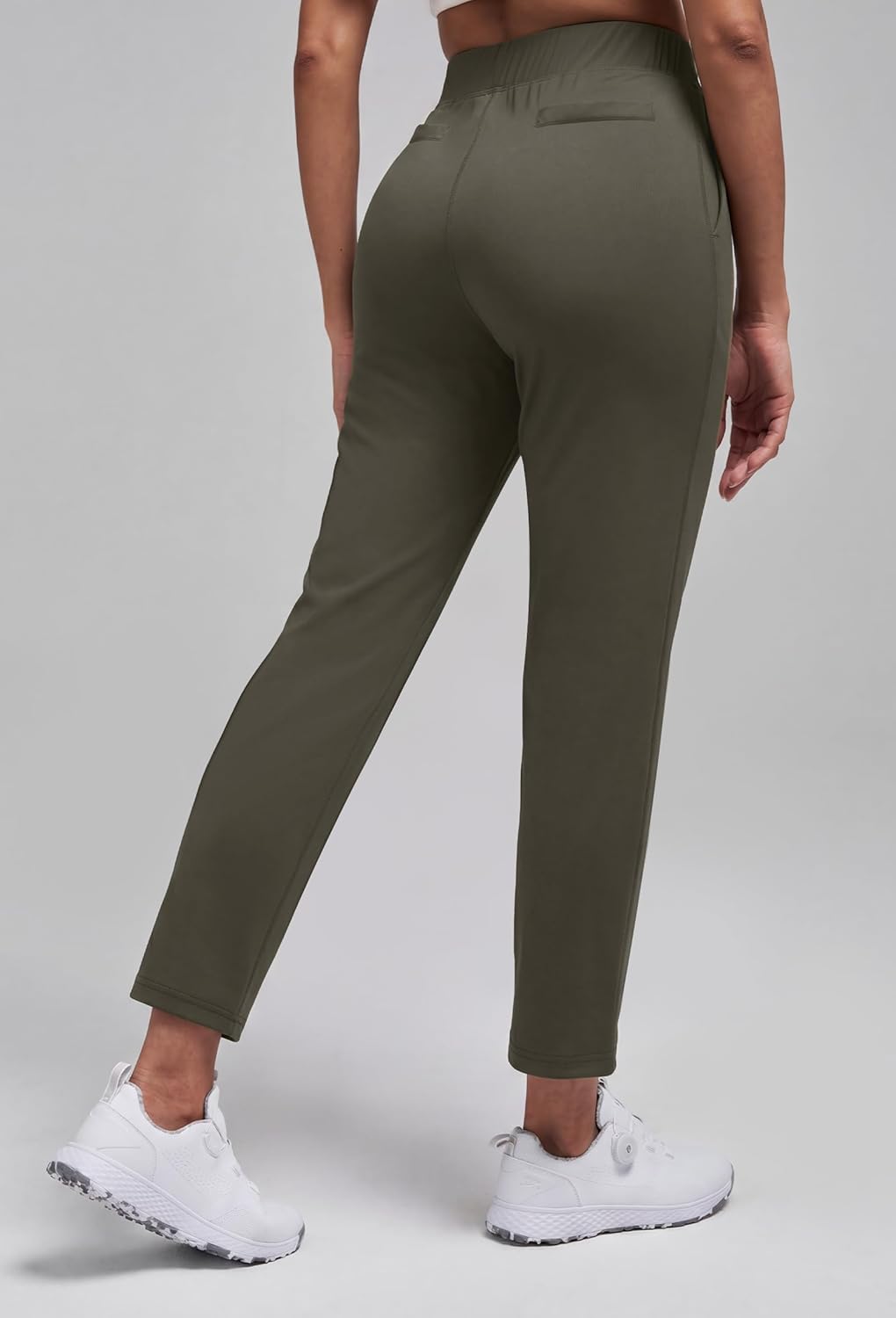 Alaroo Women's Golf Pants - Athletic Stretch Joggers with Pockets | 7/8 Ankle Casual Travel Sweatpants