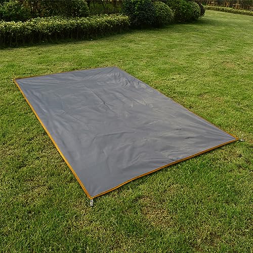 Portable Waterproof Camping Tarp - Gray 41.3" x 83"