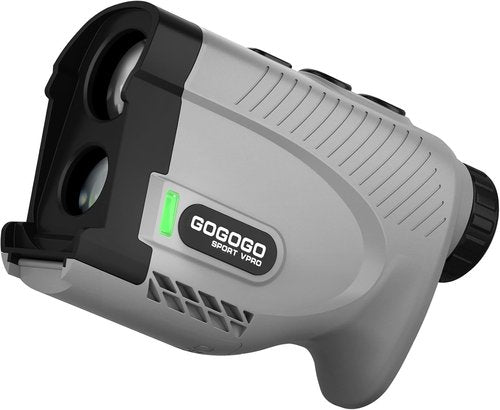 Gogogo Sport Vpro Gen 2 Golf Laser Rangefinder - Ultra-Clear Optics, 1200Y Range, Dual Power, Flaglock & Slope Features