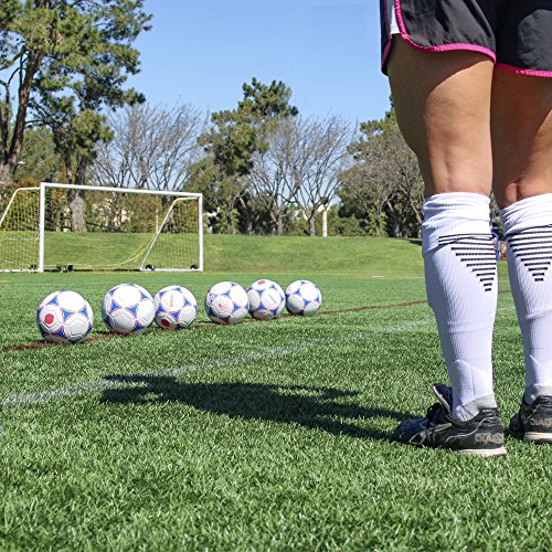 Premier Soccer Balls - 6 Pack Size 3 with Pump - GoSports