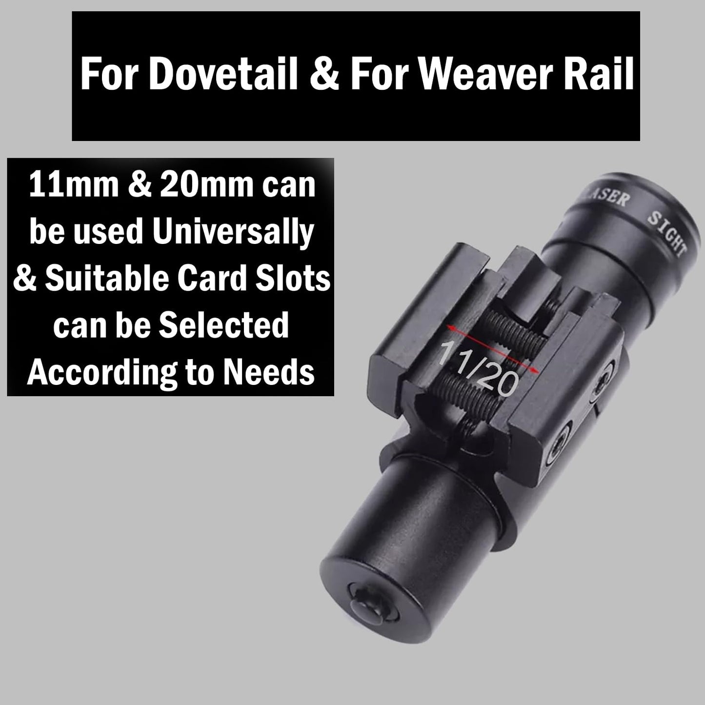 Red Laser Sight Beam Dot Sight Scope Tactical Picatinny Sight Scope