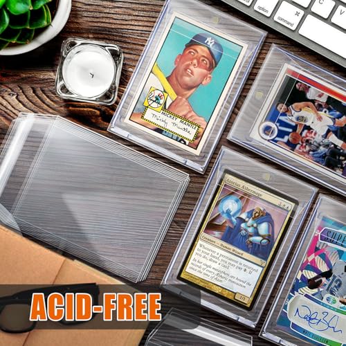 Resealable Card Sleeves for 35PT Magnetic Holders - 100 Pack