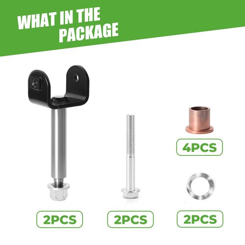 10L0L Golf Cart Front End King Pin Repair Kit for Club Car DS 1981-Up, OEM 1016386 1010150 1016389 8067 7048 (2 Pack)