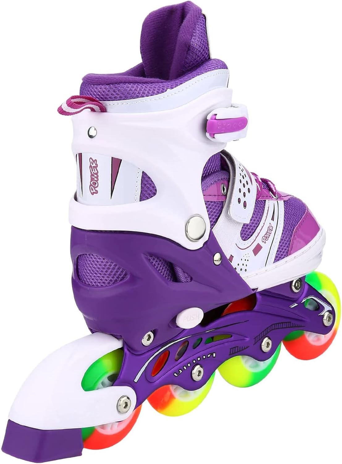 Skiennix Adjustable Inline Skates for Kids | Light-Up Wheels for Ages 4-12 | Perfect Beginner Gift