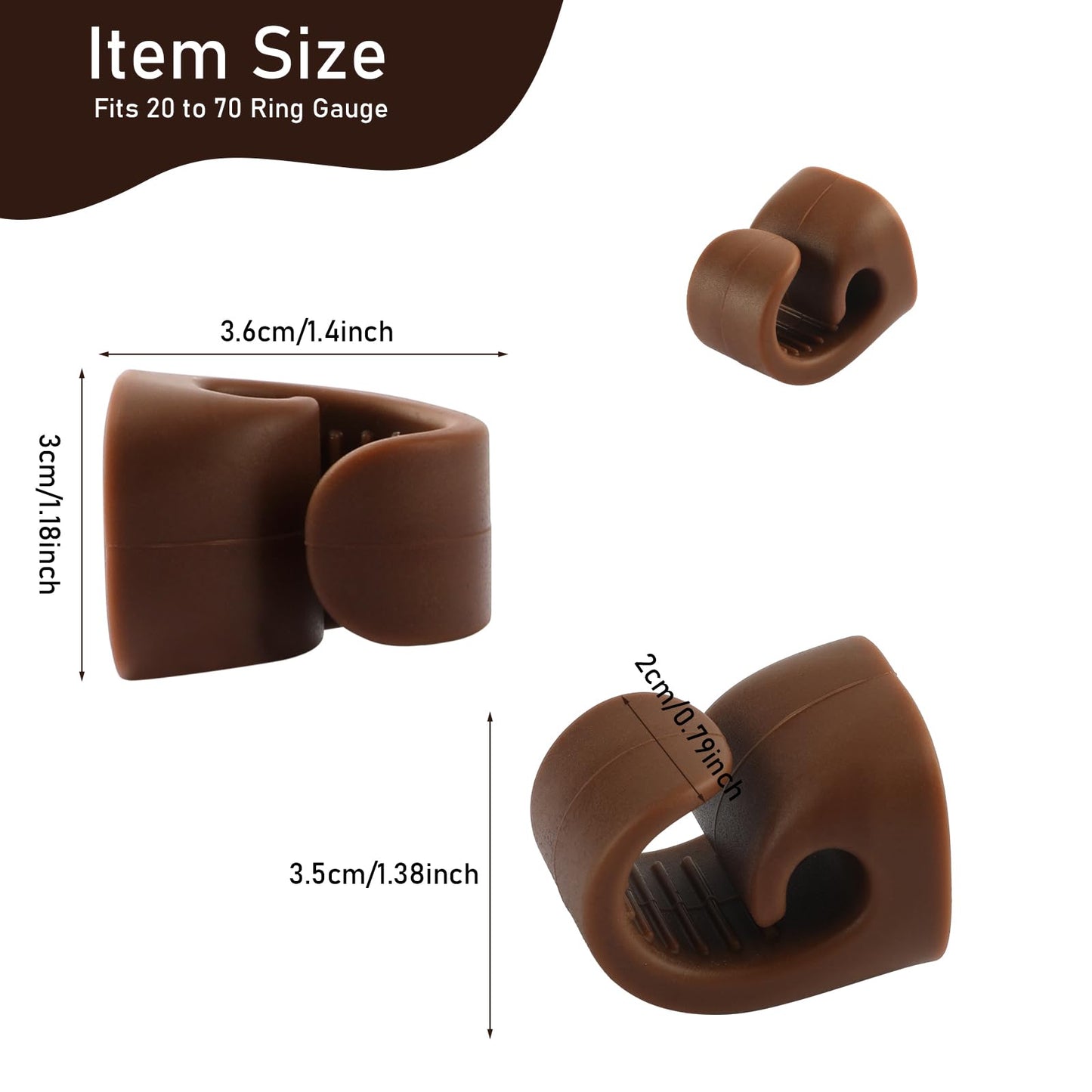 Denwwico 3PCS Magnetic Cigar Holder for Golf Cart, Universal Silicone Clip Fits 20-70 Ring Gauge, Portable Golf Bag Mounting Accessory, Black