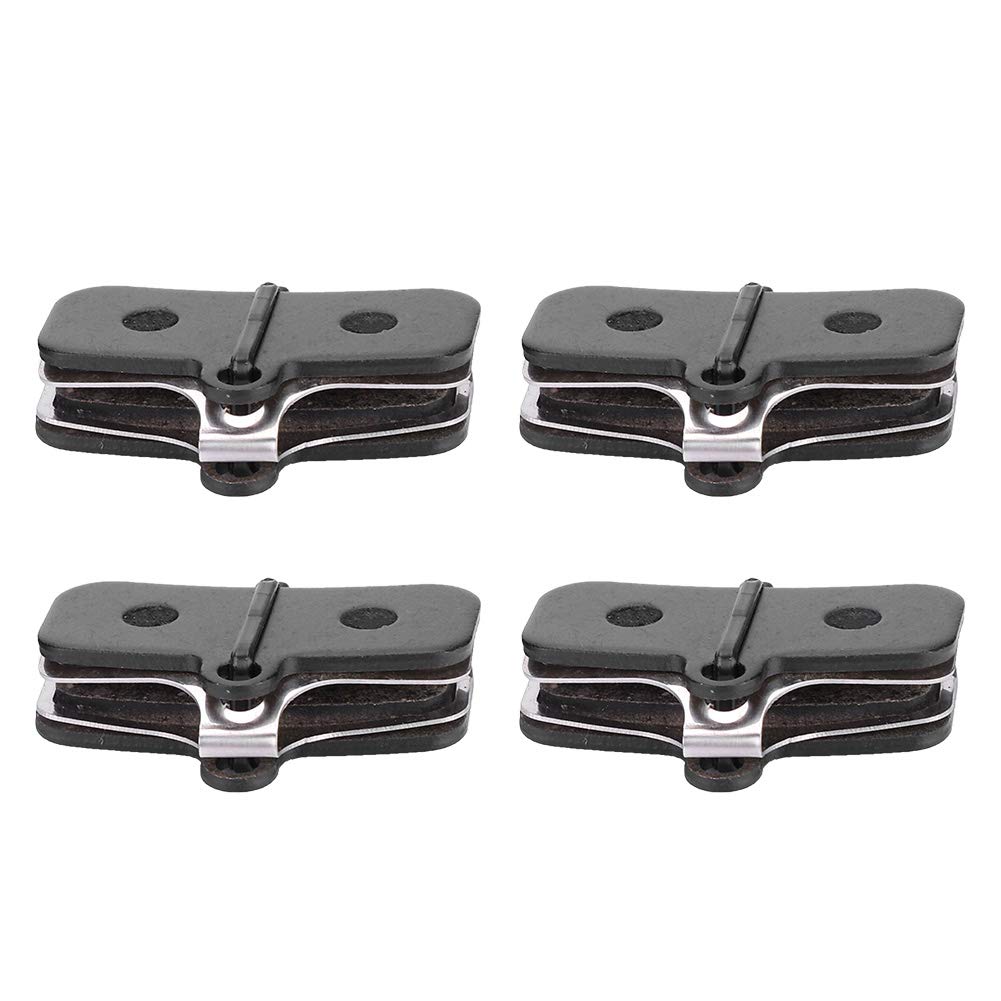Bike Disc Brake Pads, 4 Pairs Resin Semi Metal Bicycle Disc Brake Pads Bike Brake Parts Brake Pad Set