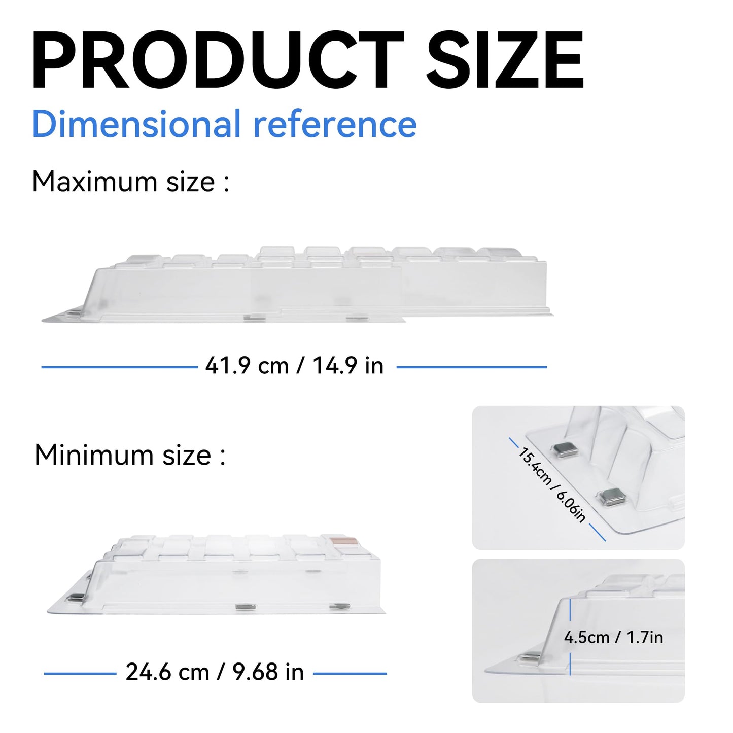 Sideways Magnetic Vent Extender for Under Furniture, Floor Resiter Vent Deflector Fits Vents 3" - 6" Wide (1PCS)