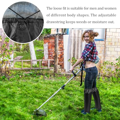 Adjustable Waterproof Leg Gaiters for Lawn Care - 25 Inches