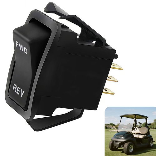 GENOUR EZGO TXT Forward Reverse Switch (2003-Up PDS) - Direct Fit OEM 74323-G01 | Heavy-Duty FNR Switch for 36V/48V Golf Carts | Stops Accidental Shifts