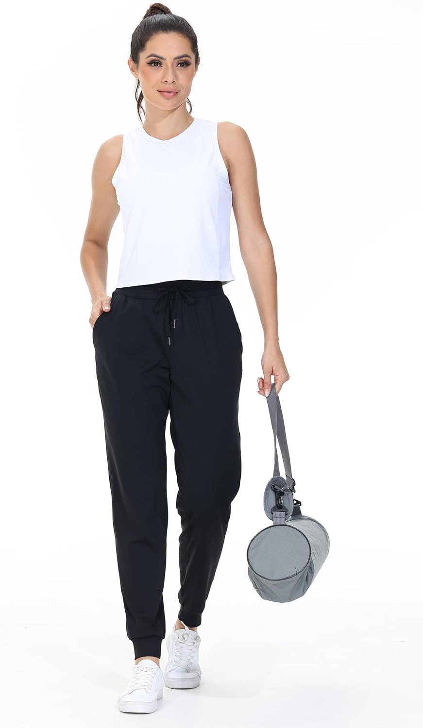 Skiennix Women's Athletic Joggers - Comfortable Track Pants for Gym & Travel | Casual Stretch Fit