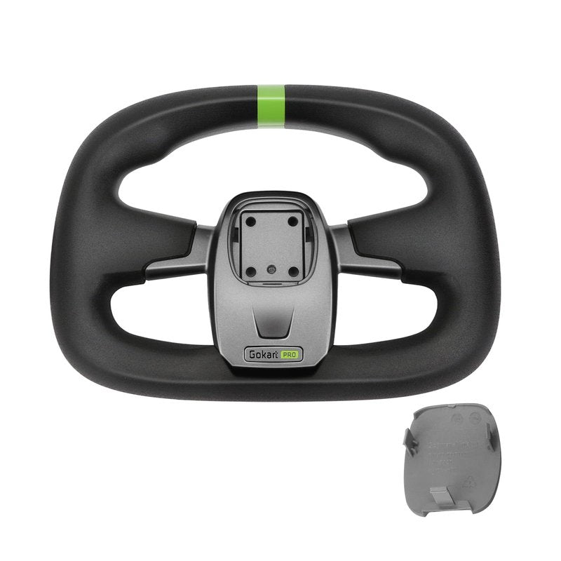 ARLVEKE Steering Wheel Kit Compatible with Segway Ninebot Gokart Electric Kart Replacements Accessories (Black for Gokart Pro)