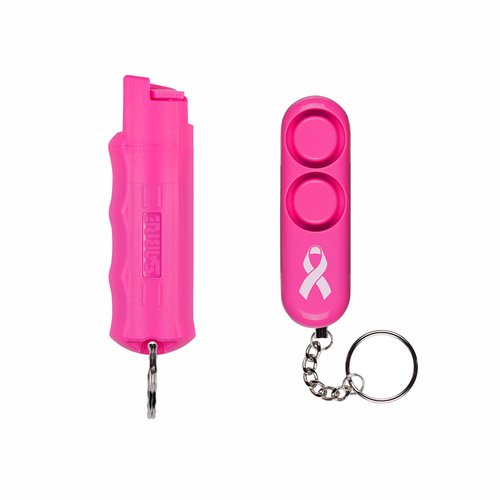 SABRE Personal Safety Kit With Pepper Spray and Personal Alarm, 3X longer spray time, Intuitive Finger Grip, 120dB Alarm, Audible Up To 1,280-Feet (390-Meters)