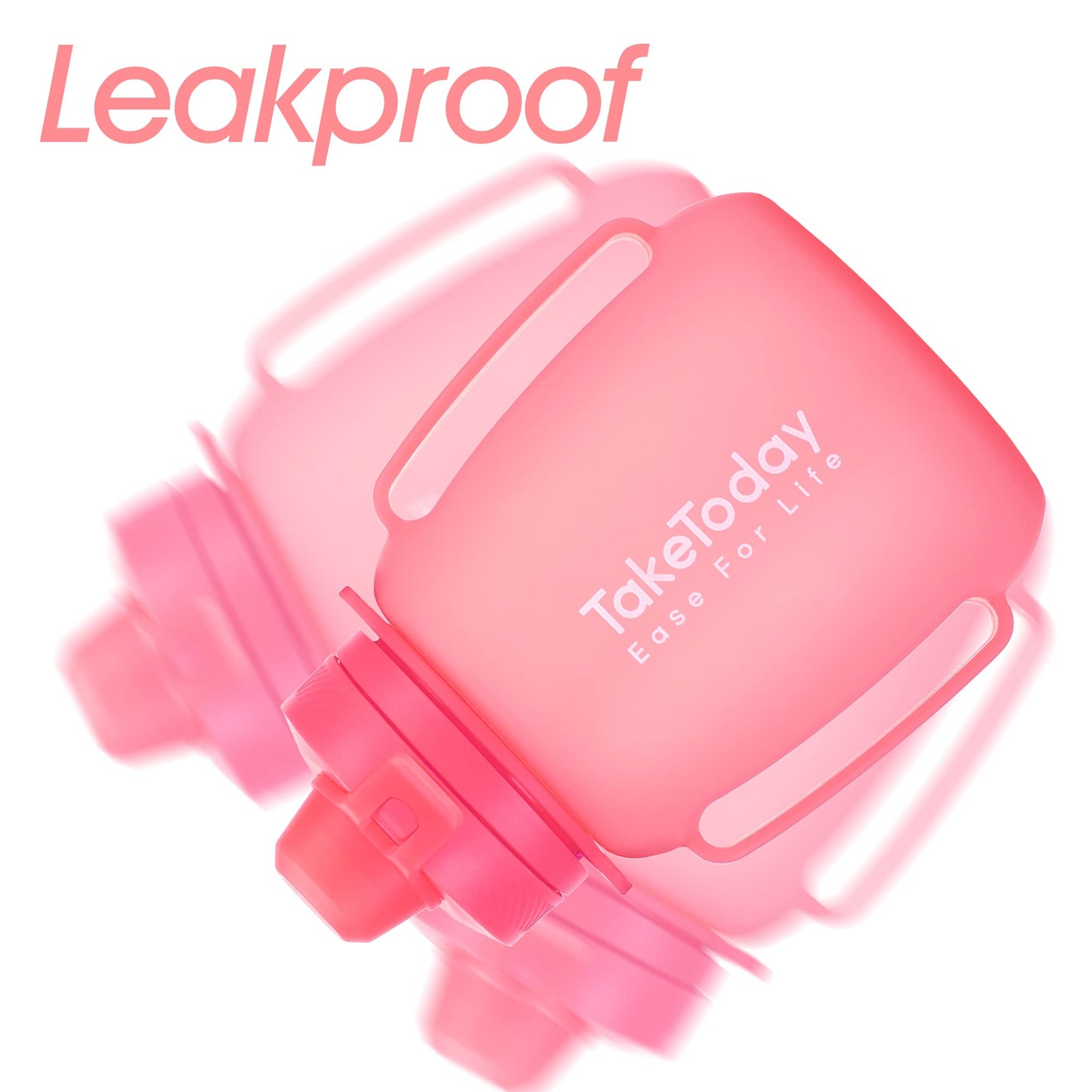 TakeToday 40 OZ Gallon Motivational Collapsible Water Bottles with Straw and Paracord Handle 1.2L Silicone Sports Water Bottle with Time Marker for Yoga Camping Outdoors