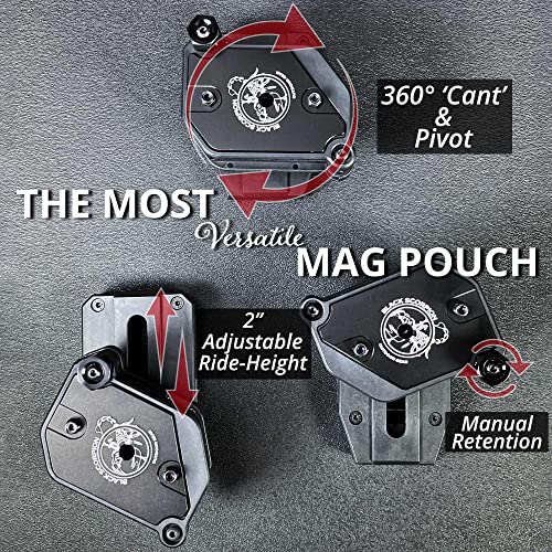 Black Scorpion Outdoor Gear Ambidextrous Competition Magazine Pouch - Black