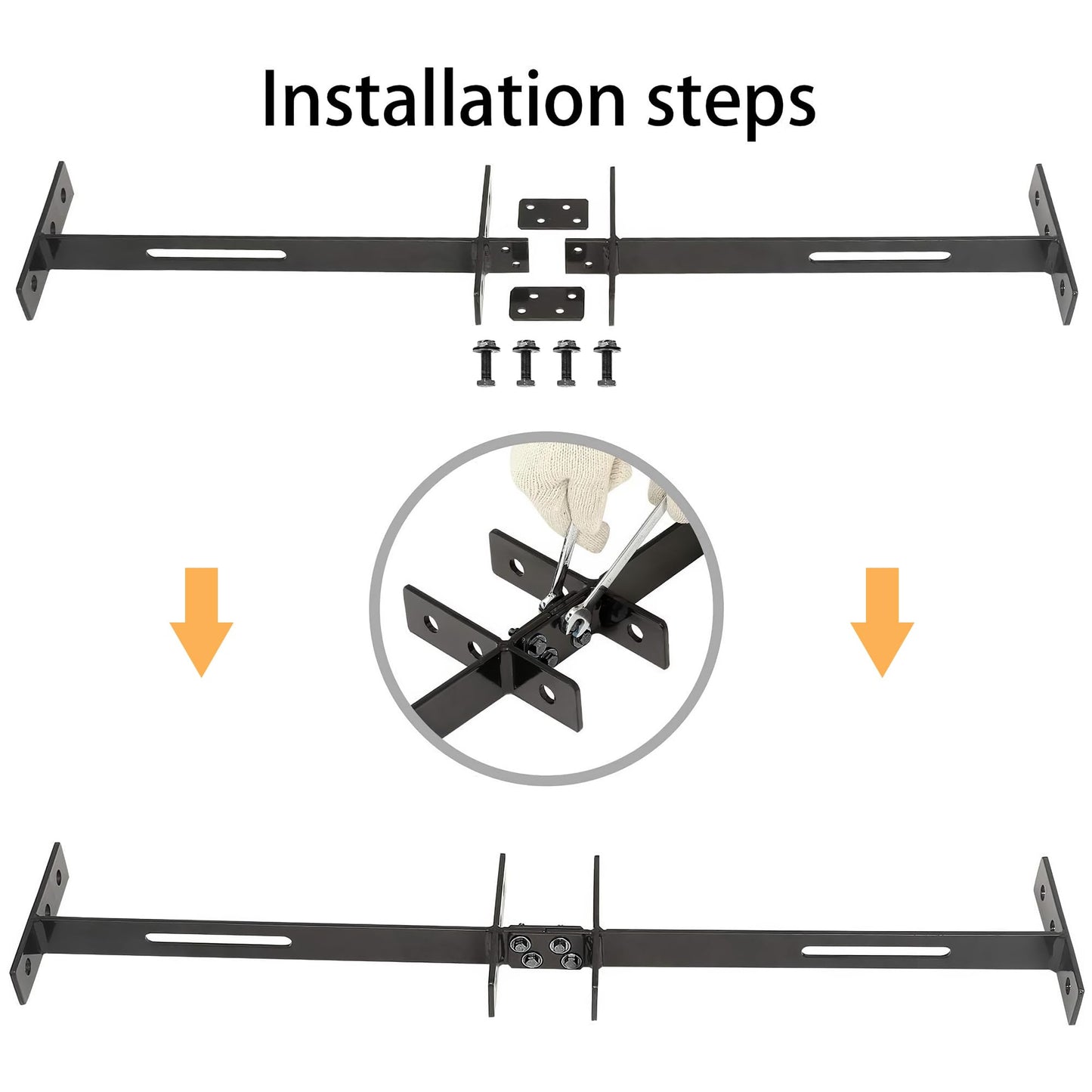 10L0L Golf Cart Seat Belts Kit, 42" Retractable Belts with Bracket for 4 Passengers (2+2) Fits EZGO TXT RXV, Yamaha, Club Car DS - Street Legal Upgrade