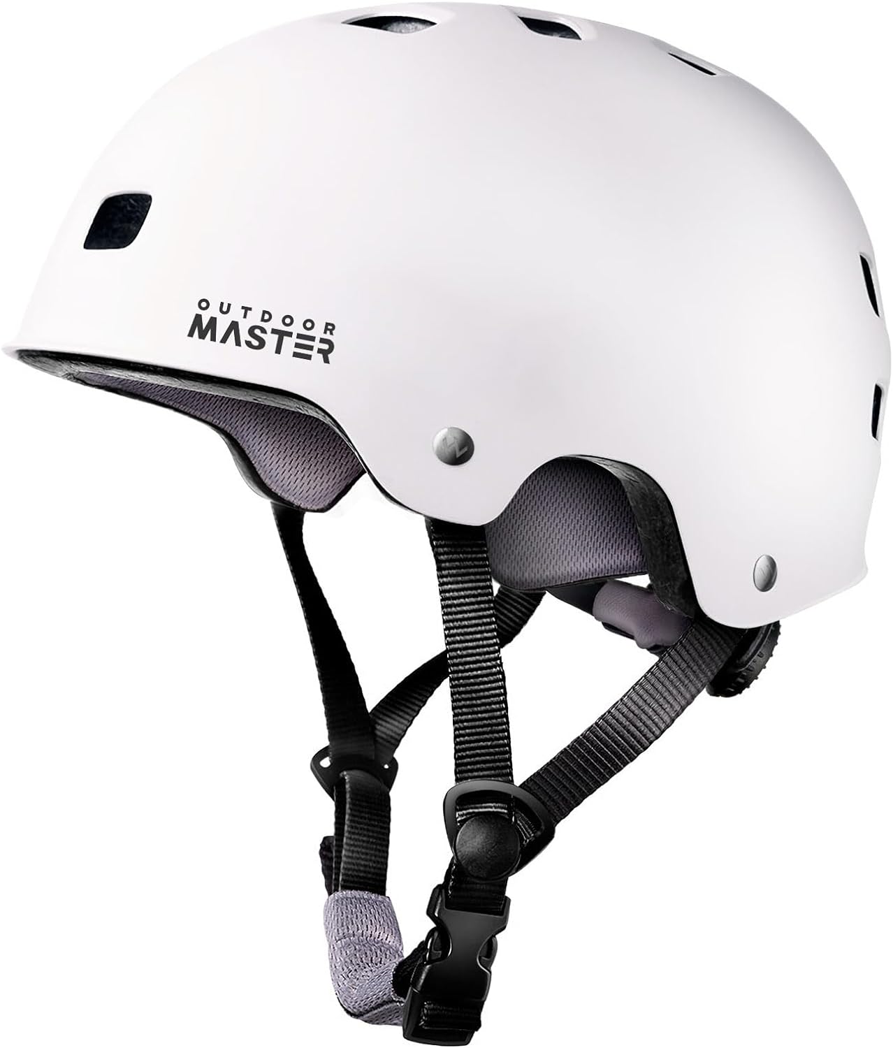 OutdoorMaster Helmet - Multi-Sport Cycling & Skateboarding with Removable Liners | Ventilated Design for All Ages