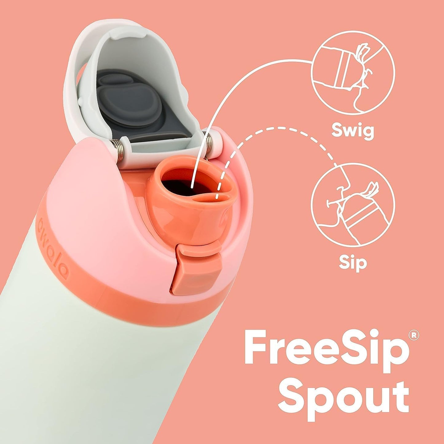 Owala FreeSip Insulated Stainless Steel Water Bottle - 32 oz BPA-Free | Perfect for Sports & Travel - Surfs Edge