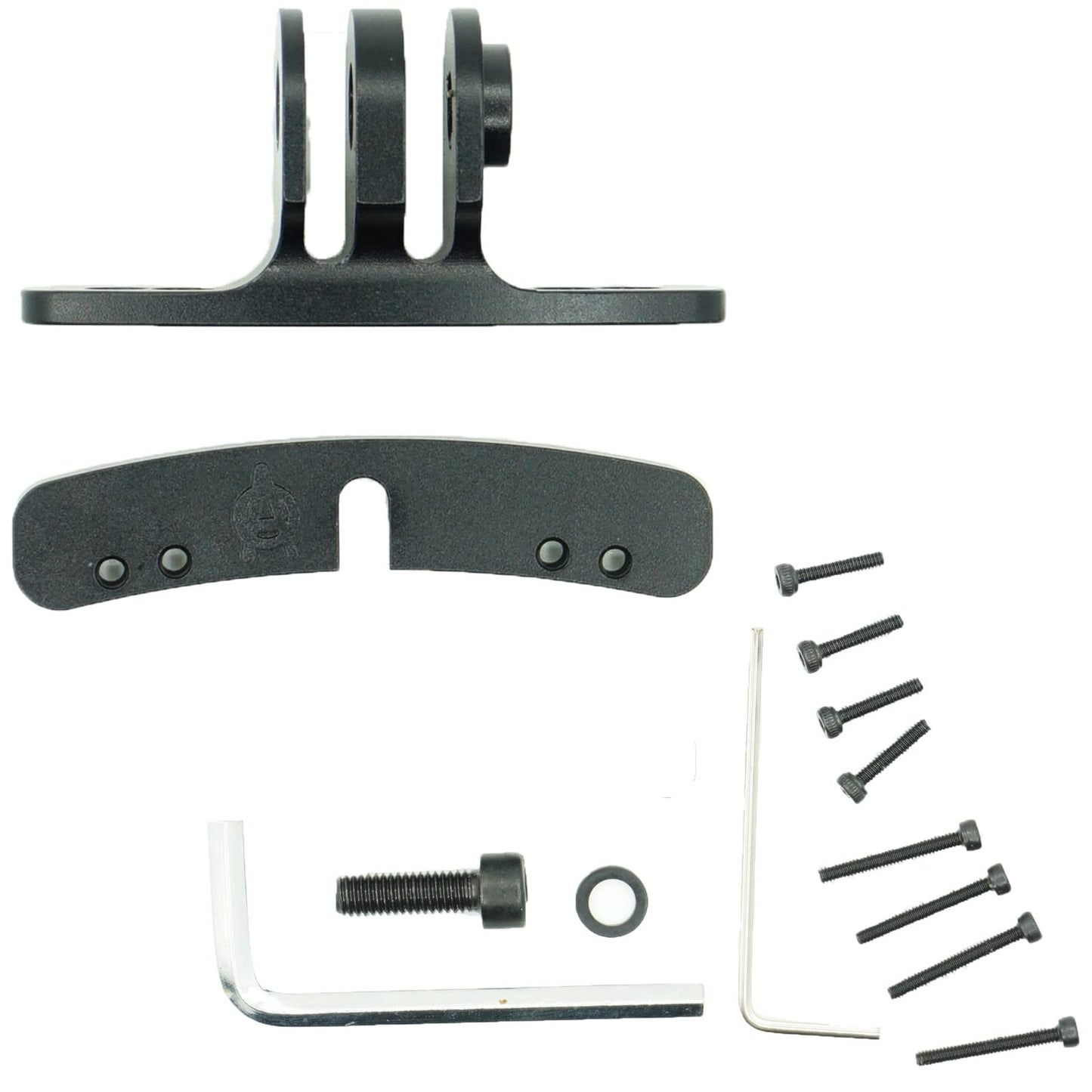 LYHgogo Paintball Mask Mount Clamps - Camera Goggle Connection Adapter Aluminum i4 i5 Go Pro EVS Helmet Base