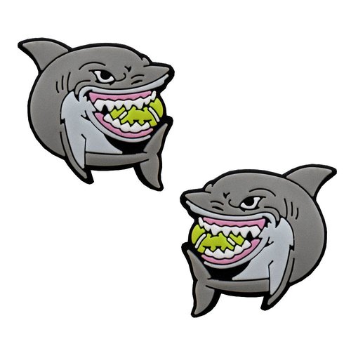 Racket Expressions Shark Tennis Racket Shock Absorbers Tennis Dampener for Kids 2 Pack