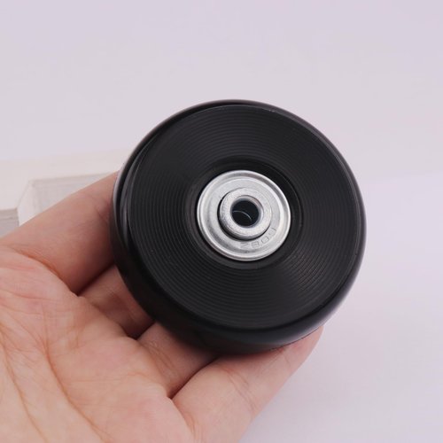 LSTOPGO 50mm x 18mm Luggage Suitcase Replacement Wheels, Rubber Swivel Caster Bearings Repair Kit - Set of 4 with 608ZZ Inline Skate Replacement Wheels & 3 Axles