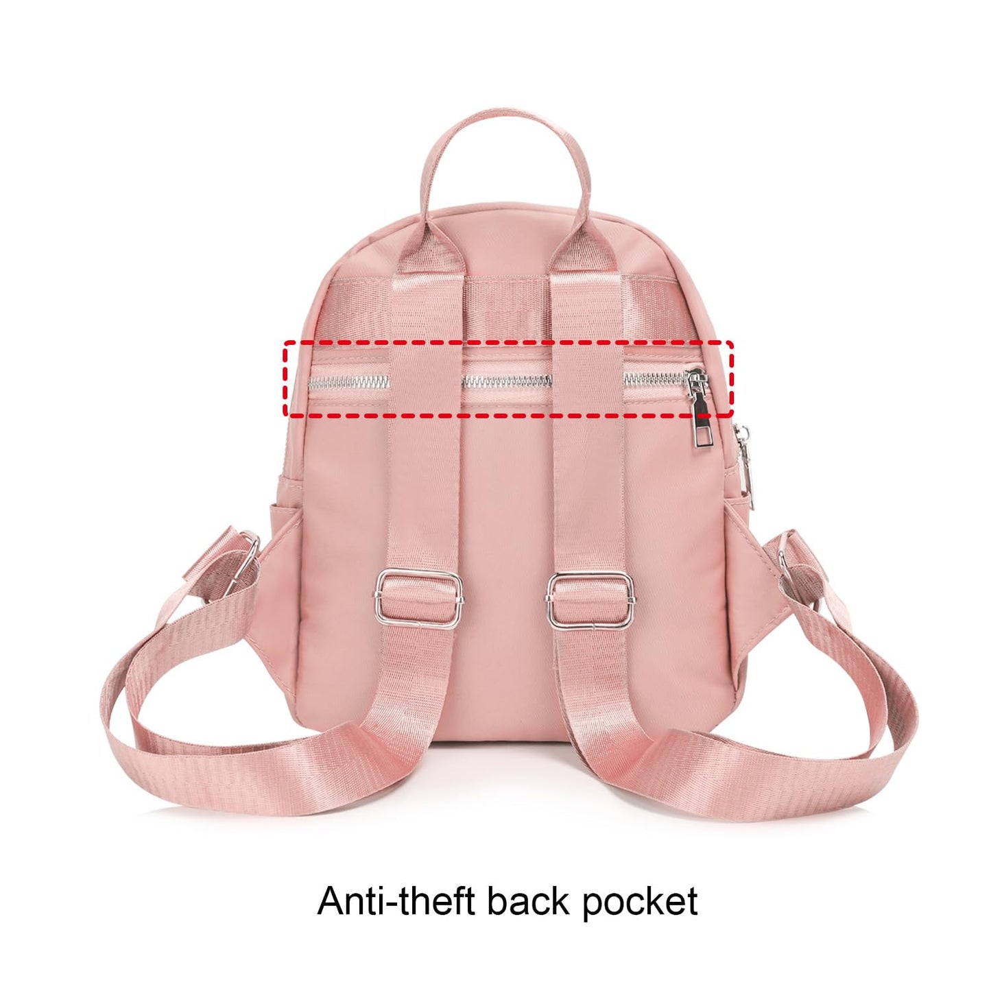 Etercycle Mini Backpack Purse for women, Small Backpack Purse, Shoulder Bag for Travel (Pink)