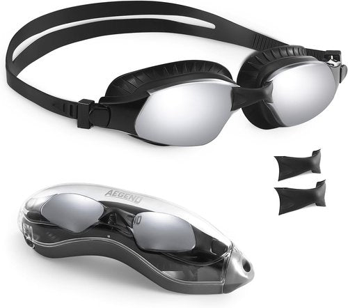 Aegend Swim Goggles - Upgraded Anti-Fog Technology for Clear Vision | Comfortable Fit