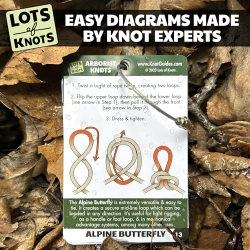 Arborist Knot Cards for Tree Climbing and Trimming by Lots of Knots