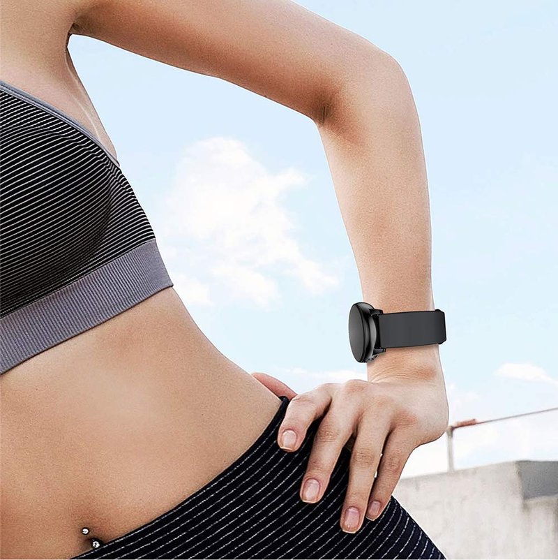 QGHXO Band Replacement for Amazfit GTS 4/4 Mini/3/2/2e/ GTR Mini/GTR 42mm/Active, Soft Silicone Band Replacement for Amazfit Bip 3/3 Pro/U Pro/S lite/Lite/S/U