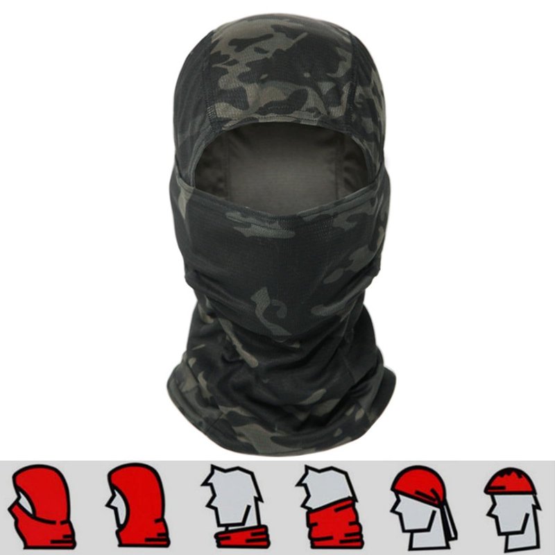VPZENAR Tactical Helmet - Black MICH Helmet with Ear Protection, Airsoft Goggles and Balaclava Mask - Tactical Gear