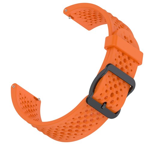 Compatible with SUUNTO OCEAN bands, 20mm, 22mm Silicone band with Metal Buckle Compatible with SUUNTO OCEAN, RACE, RACE S, VERTICAL, 9 PEAK, 9 PEAK PRO, 5 Peak, 3 Smartwatch (Orange, 22mm size band)