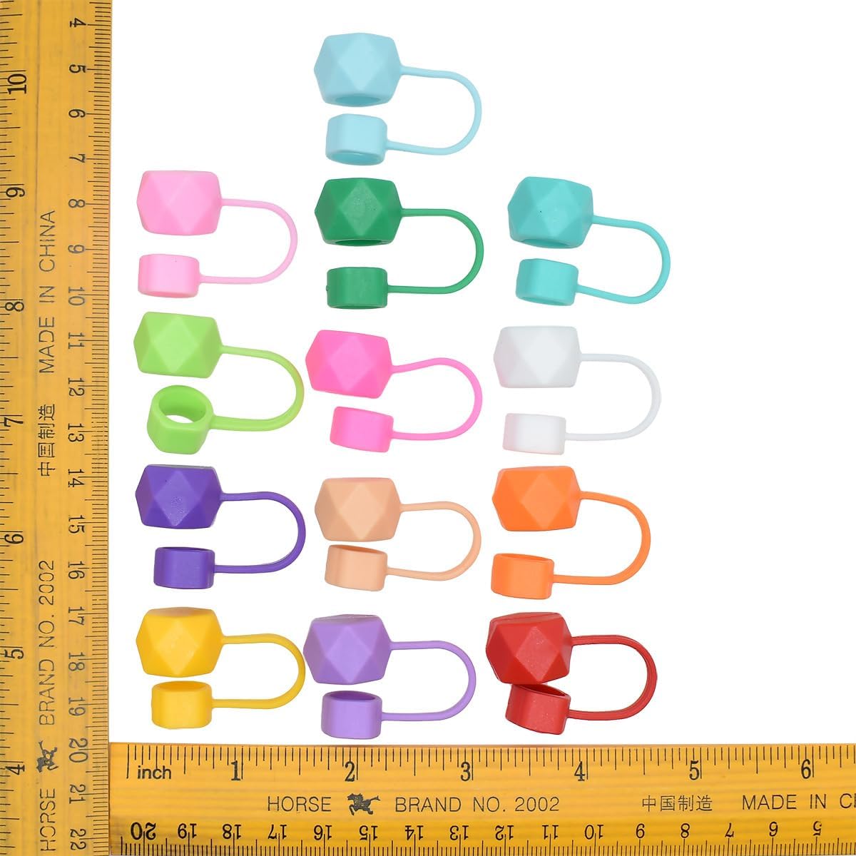 Skiennix 26 PCS Straw Covers - Durable Cap Set for Stanley 30 & 40 Oz Tumblers | 10 MM Straw Toppers