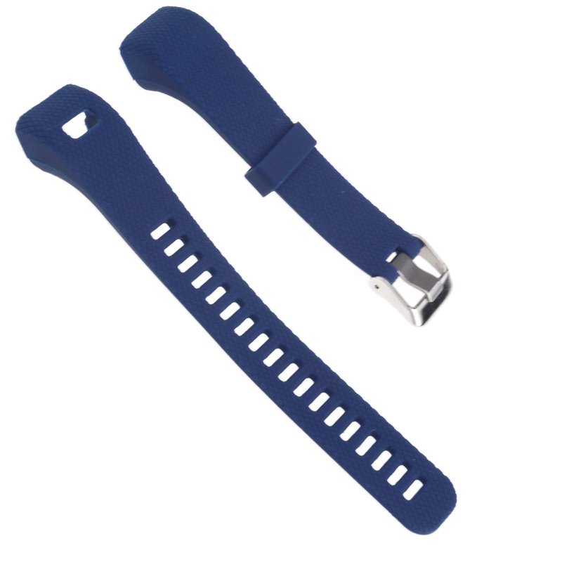 SING F LTD Watch Strap Sports Band Bracelet Wrist Straps Blue Embossing Replacement Compatible with GARMIN Vivosmart HR+ Approach X10/X40 Fitness Watch