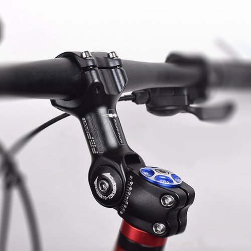 Himiway 31.8mm Bike Stem 110mm ±60 Degree Adjustable MTB Stem Aluminum Alloy Bicycle Handlebar Stem Extender Riser for Most Mountain Bike Road City Bike MTB (Only Fit 1.25"/31.8mm Handlebar)