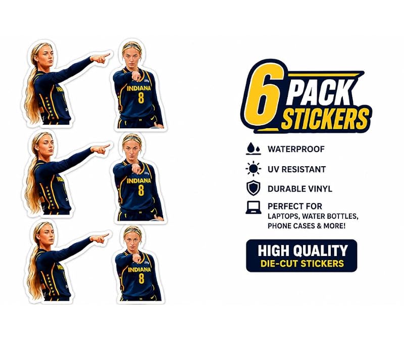 Sophie Cunningham Vinyl Sticker Pack - 6 Waterproof Stickers