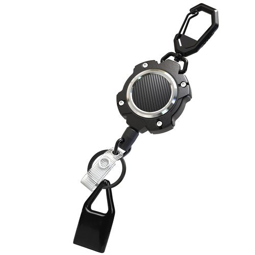 LIUGX Lighter Leash, 10,000+ Rebound, Retractable Keychain, Heavy Duty Key Chain Lighter Holder