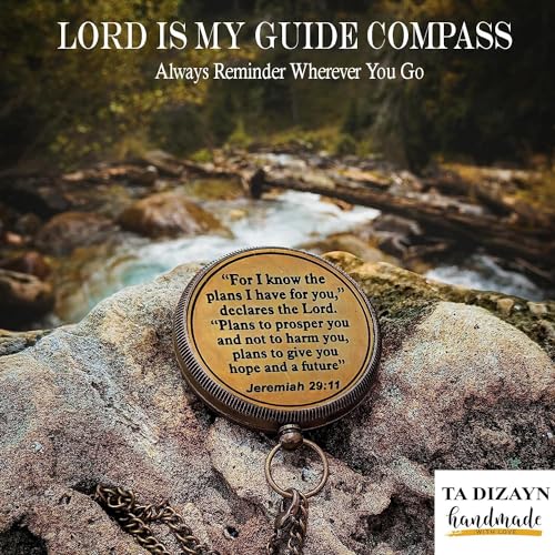 Brass Engraved Compass - I Know The Plans Compass #2