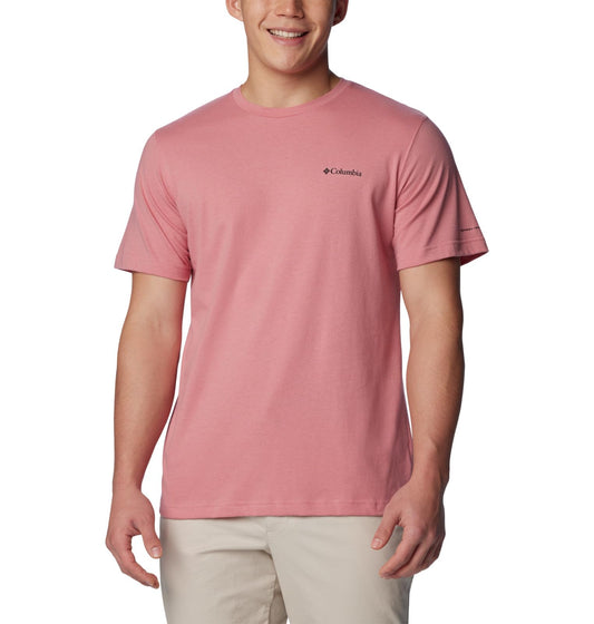 Columbia Men's Thistletown Hills Short Sleeve, Pink Agave, X-Large