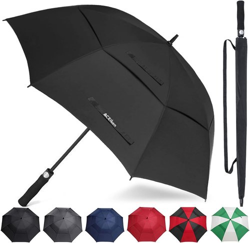 ACEIken Golf Umbrella - Extra Large 58/62/68 Inch Automatic Open - Windproof & Waterproof Design