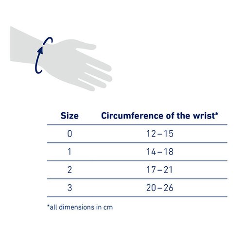 Bauerfeind ManuLoc Wrist Support - Wrist Orthosis Brace for Carpal Tunnel, Wrist Sugery, Arthritis & Injuries (Size 1)
