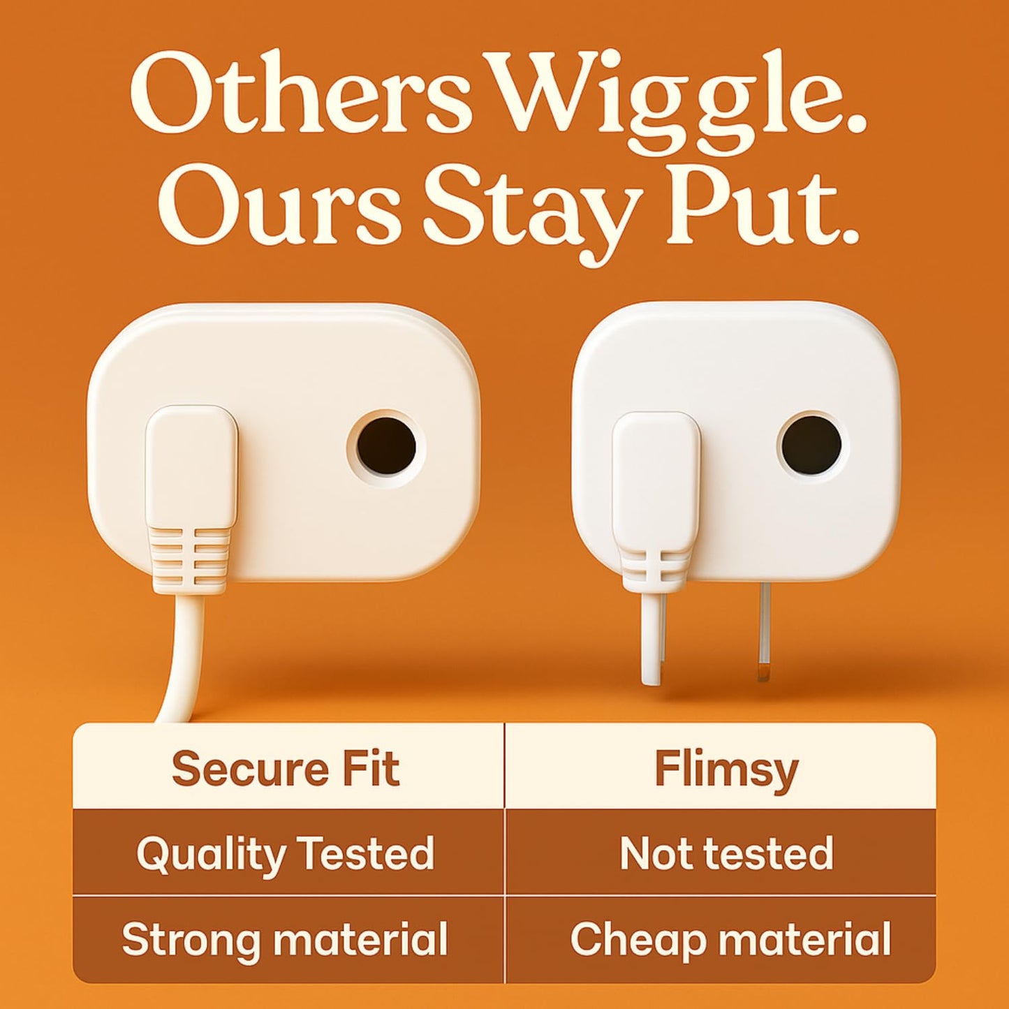 GAYA Grounding Plug Adapter – Dual Port Ground Connection for Grounding Mats, Sheets, Wristbands – Universal Type B Outlet Compatible Splitter – Secure, Tested, Travel-Ready Design