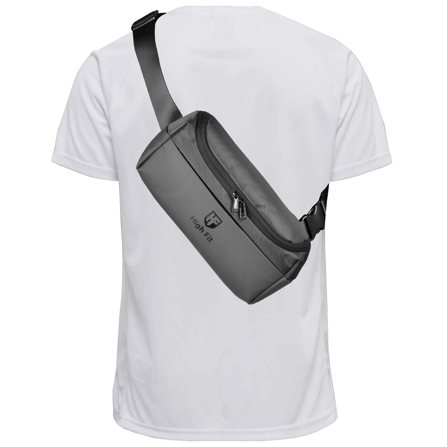 HIGH FIT Compact EDC Sling Bag, Minimalist Crossbody Bag Men,Small Cross Body Bag for Men and Women,Water-resistant Lightweight Chest Shoulder backpack/Bag for Travel, Work, Sport