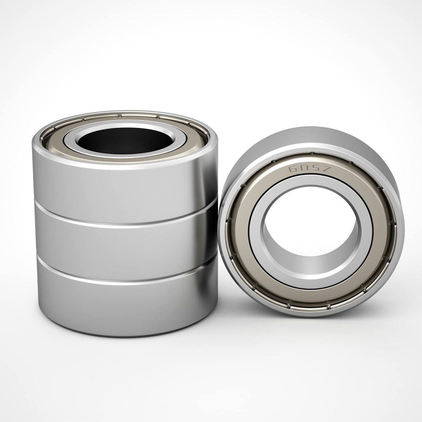 Aopin 607Z Skateboards Bearings Ball Bearings 0.27 x OD 0.74 Inch Double Metal Sealed Miniature, Applicable for Skateboards, 3D Printer Inline Skates Roller Skates Longboards Scooters, 4 Pcs