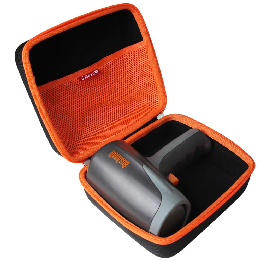 Hermitshell Hard Travel Case for Bushnell Velocity Speed Gun (Black+Orange)