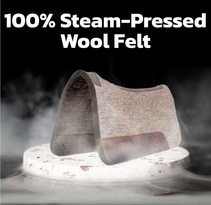 BLACK HOOF Steam Pressed Merino Wool Felt Contoured Pad