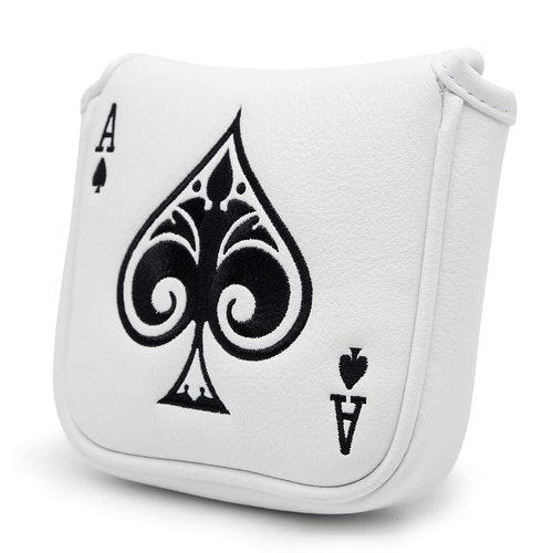 Barudan Golf Ace Heel Shaft Mallet Cover Square Mallet Putter Cover Headcover Magnetic (for Square Mallet)