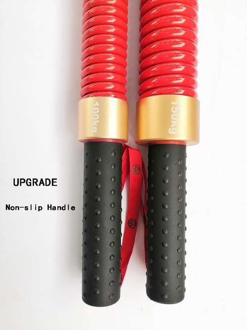 HAOYING Red Power Twister Bar Arm Shoulder Upper Body Chest Builder Strengthener Spring Exercise Bicep Blaster(80 kg - 176 lbs)