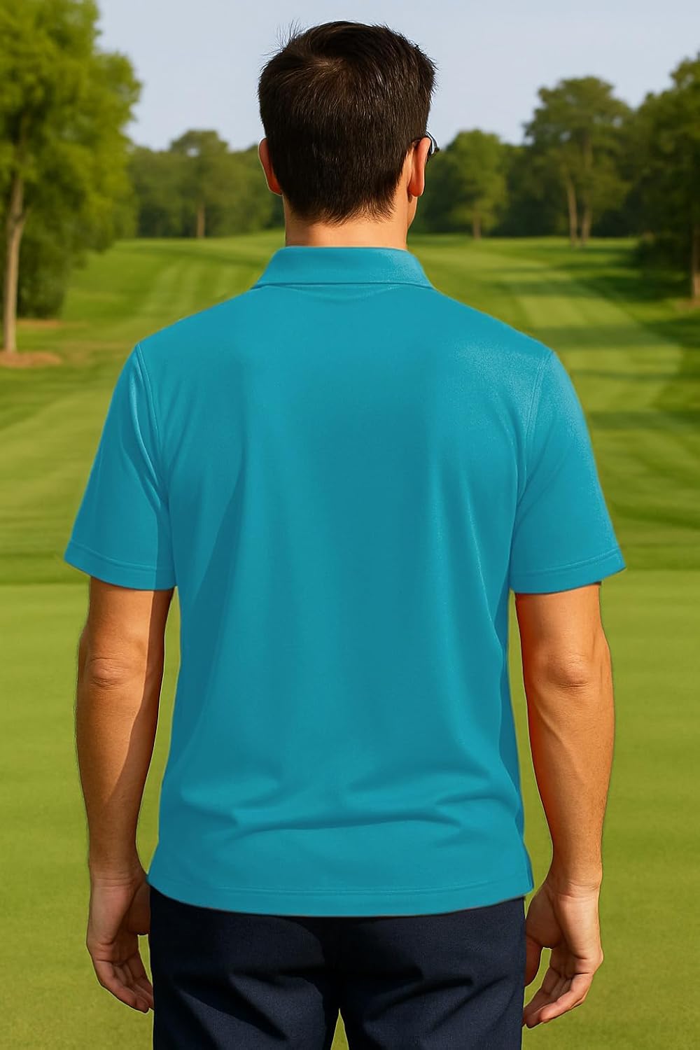Skiennix Golf Polos for Men - Dry Fit Short Sleeve Shirts in Regular & Big/Tall Sizes