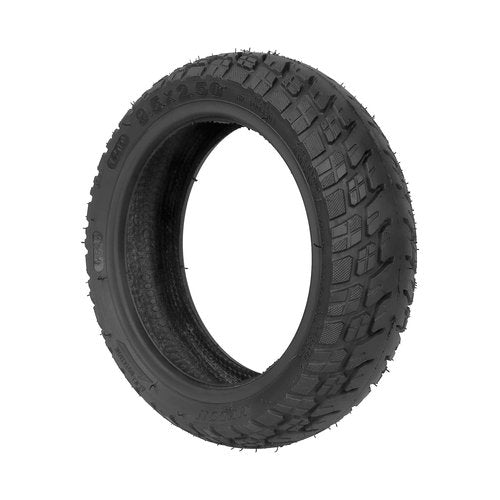 ZAITUO 9.5 x 2.50 9.5" Rubber Explosion-proof Tubeless Tire + Straight nozzle Replacement for NIU Kick Scooter KQi3 Pro/Max/Sport Electric Scooter Vacuum Tyre Wheel Parts (1)
