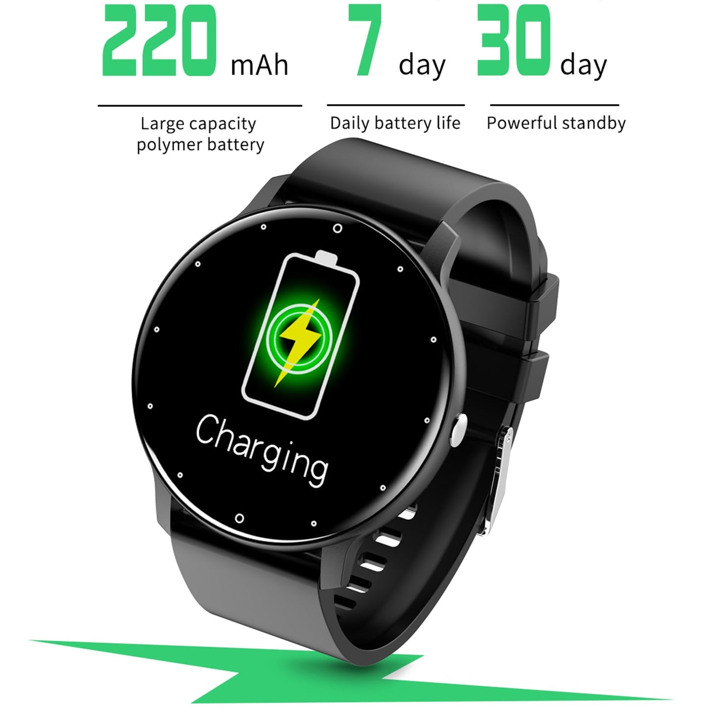 Jooeniok Smart Fitness Tracker with Step Counter - Bluetooth Calling & 100+ Exercise Modes for Health Monitoring - Perfect for Fitness Lovers and Runners