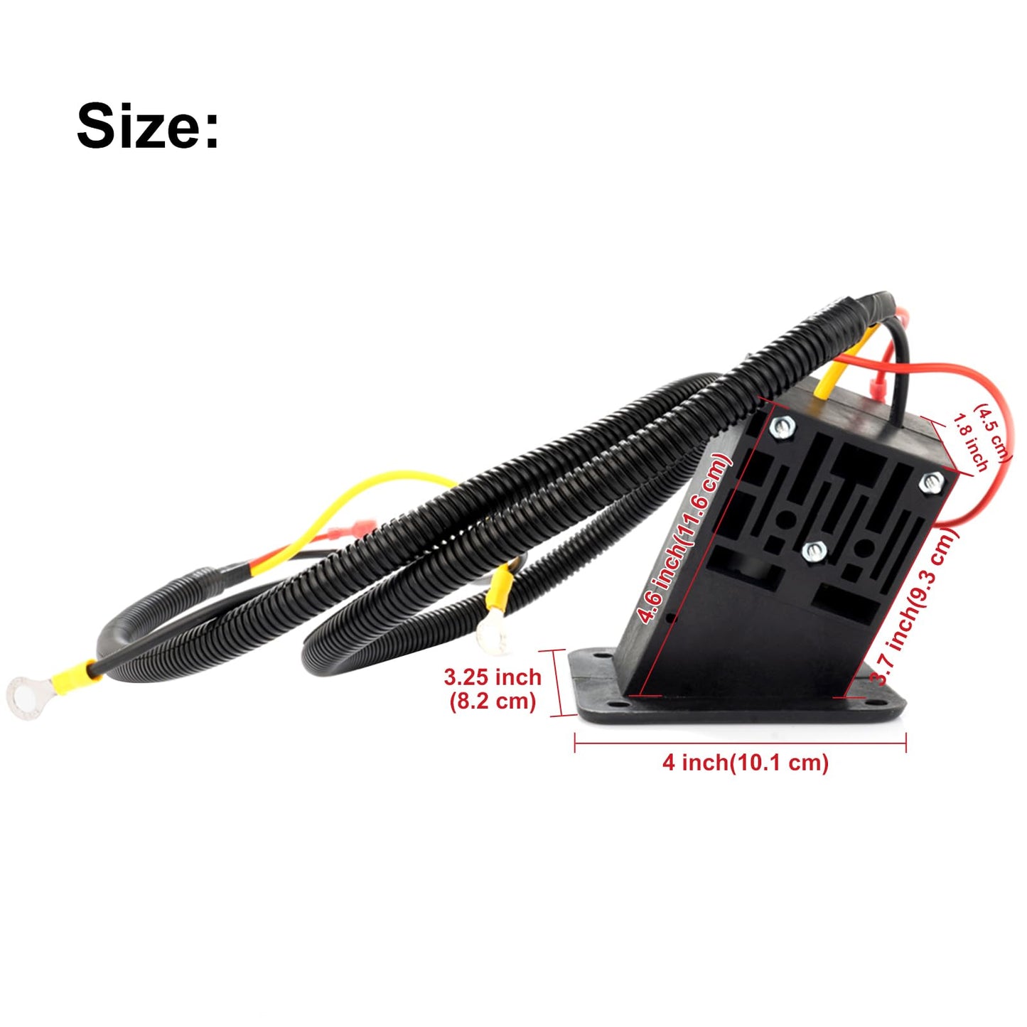 AIPSET 36 Volt Golf Cart Powerwise Charger Receptacle Compatible with EZGO TXT & Medalist with PDS/DCS Electric Golf Carts, Replace OEM# 73051-G29, 73063-G01